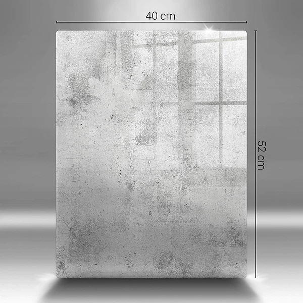 Tábua de cozinha com textura de concreto