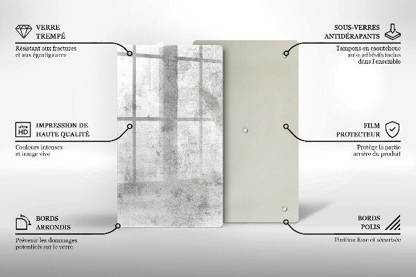 Tábua cozinha Textura de concreto