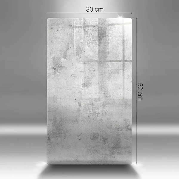 Tábua de cozinha com textura de concreto