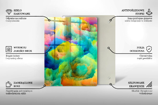 Tábua corte Folhas decorativas com ouro