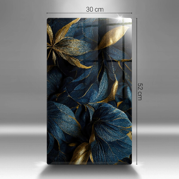 Tábua corte Folhas decorativas com ouro