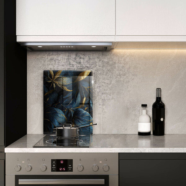 Tábua corte Folhas decorativas com ouro