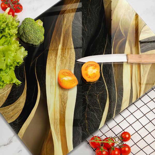 Tábua para cozinha com estampa abstração elegante