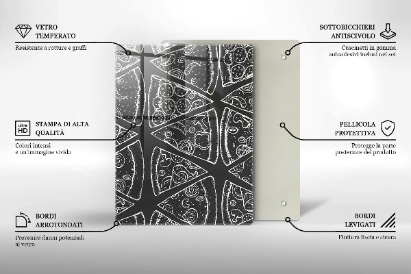 Tábua para cozinha Abstração elegante