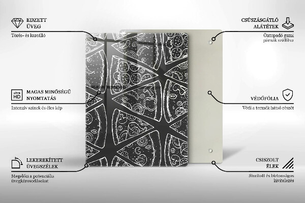 Tábua para cozinha Abstração elegante