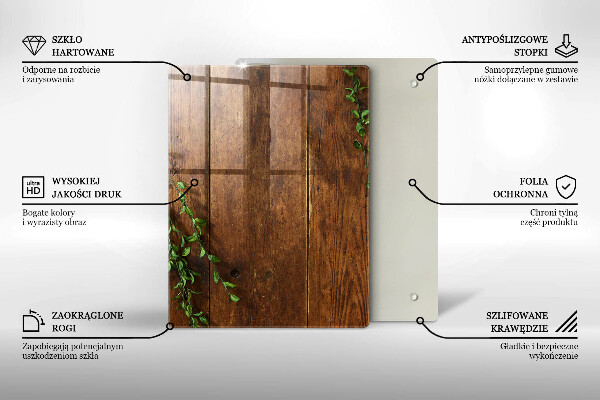 Tábua de vidro Ouro abstrato