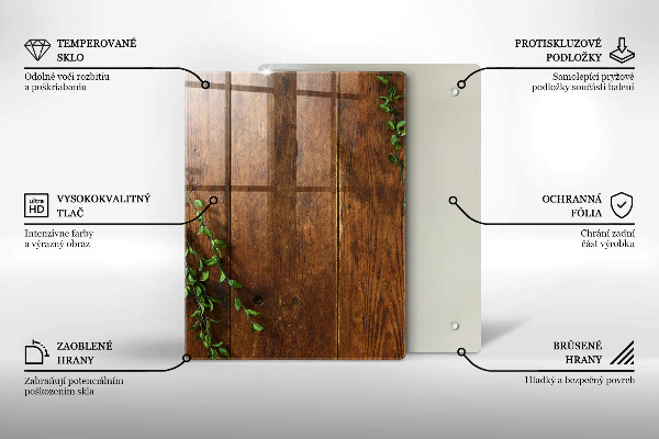 Tábua de vidro Ouro abstrato