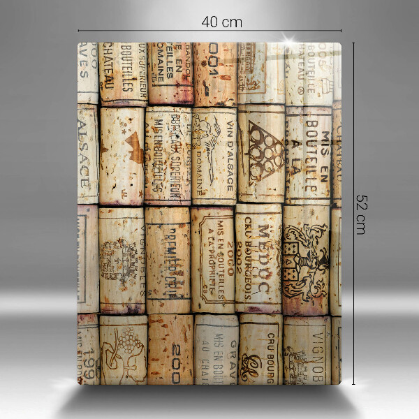 Tábua de corte Rolhas de vinho velhas