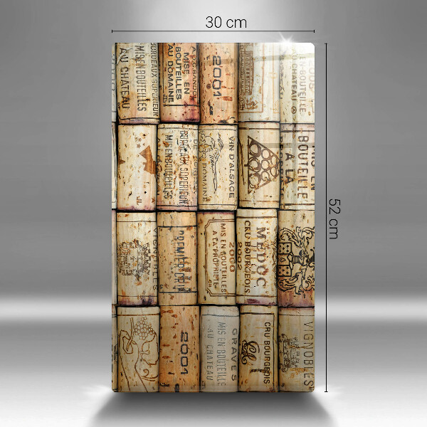 Tábua de corte Rolhas de vinho velhas