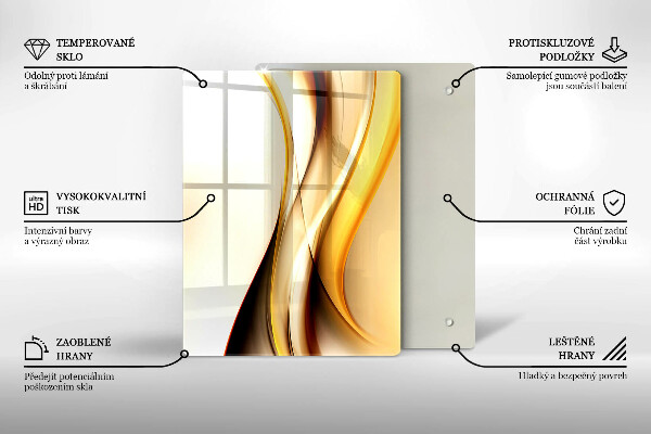 Tábua de corte Pedra abstrata