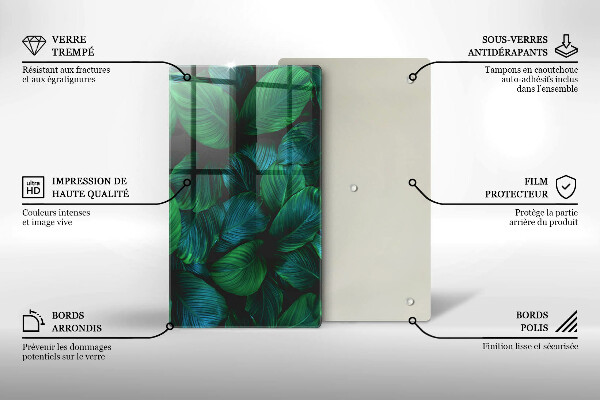 Tábua para corte Folhas da selva