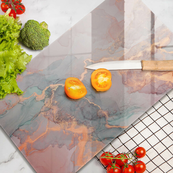 Tábua para cozinha Mármore com ouro