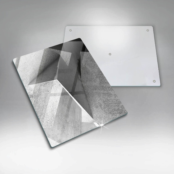 Tábua de cortar de vidro Abstração concreta