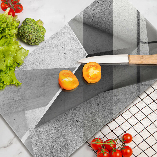 Tábua de cortar de vidro Abstração concreta