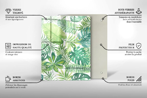 Tábua de cortar alimentos A praia e o mar