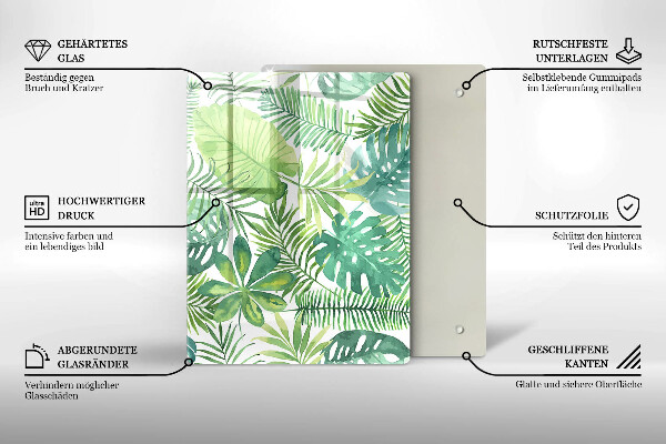 Tábua de cortar alimentos A praia e o mar