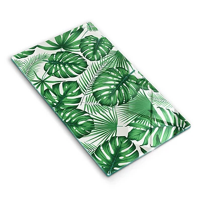 Tábua de corte em formato de folha de monstera