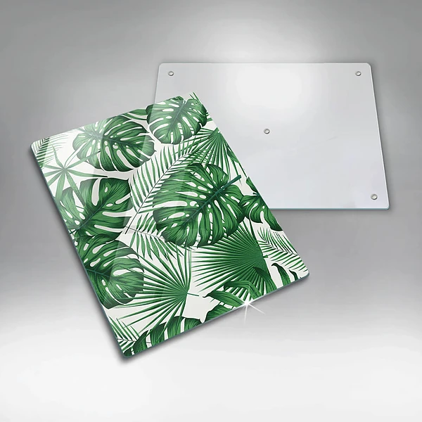 Tábua de corte em formato de folha de monstera