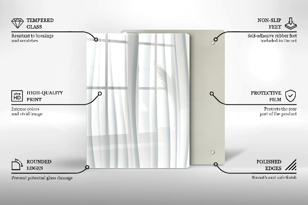 Tábua de cortar Folhas de Monstera