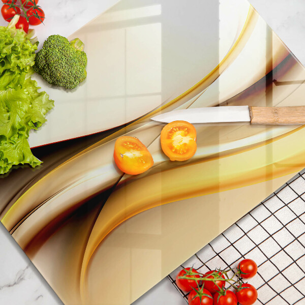 Tábua para corte Linhas de fumaça abstratas