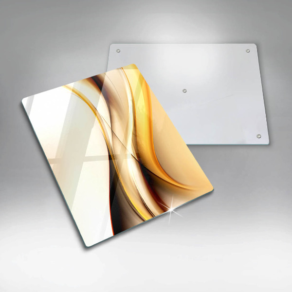 Tábua para corte Linhas de fumaça abstratas