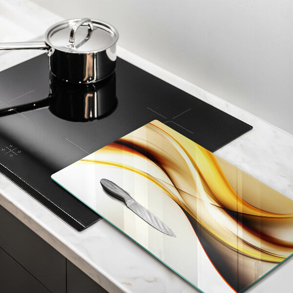 Tábua para corte Linhas de fumaça abstratas