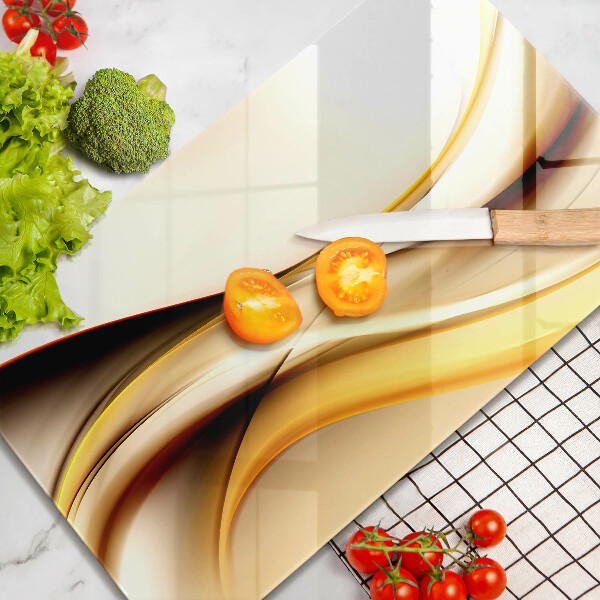 Tábua para corte Linhas de fumaça abstratas