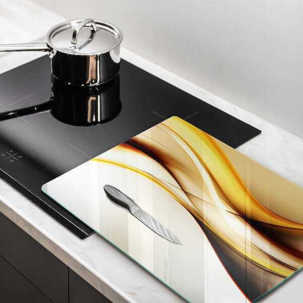 Tábua para corte Linhas de fumaça abstratas