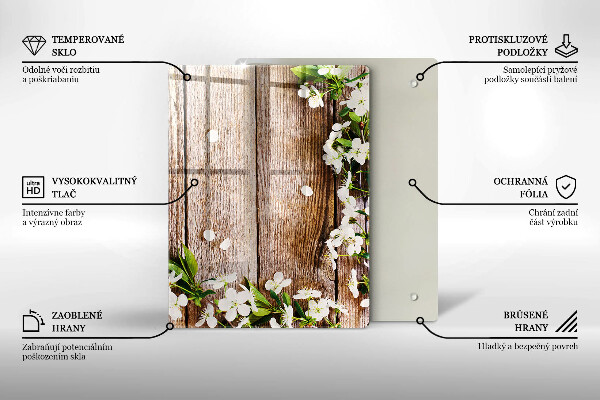 Tábua para cozinha Girassóis em tábuas