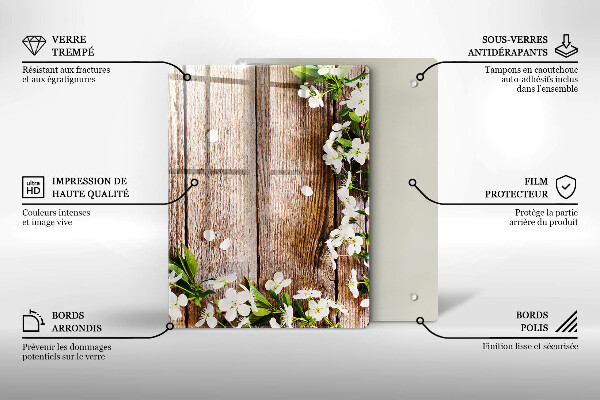 Tábua para cozinha Girassóis em tábuas
