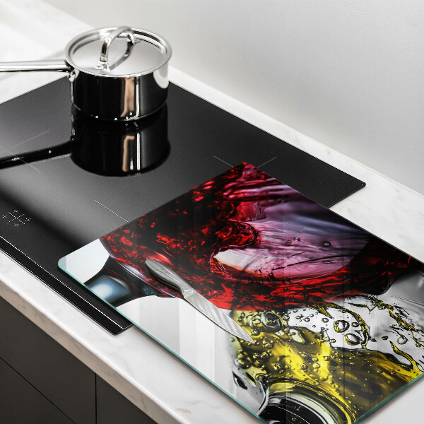 Tábua para cozinha Taças de vinho