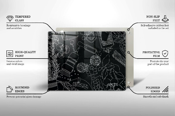 Tábua de cortar Acessórios de cozinha