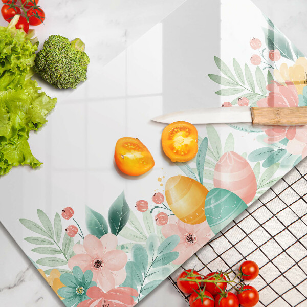 Tábua para cozinha ovos de páscoa