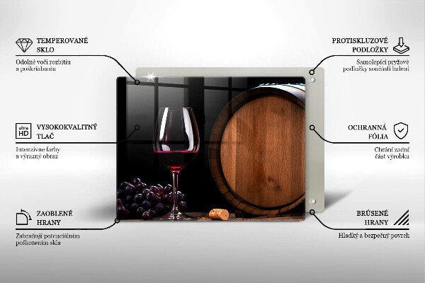 Tábua corte Um barril de vinho em um copo