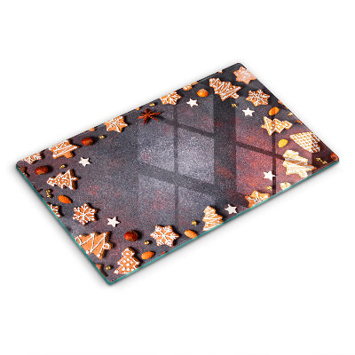 Tábua de cortar Biscoitos de gengibre de Natal