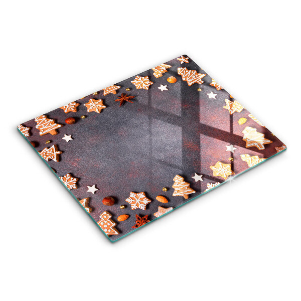 Tábua de cortar Biscoitos de gengibre de Natal