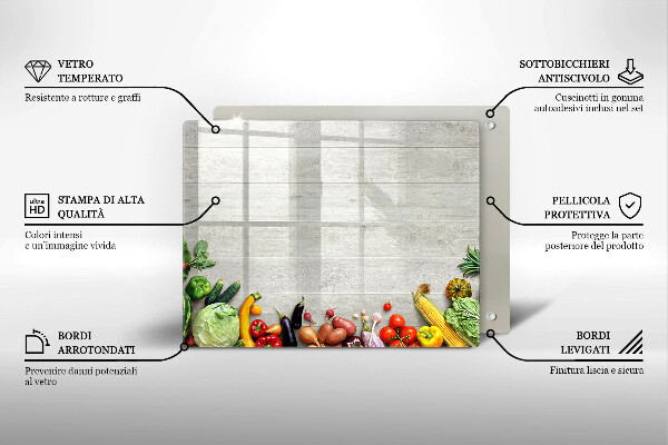 Tábua corte Vegetais em tábuas