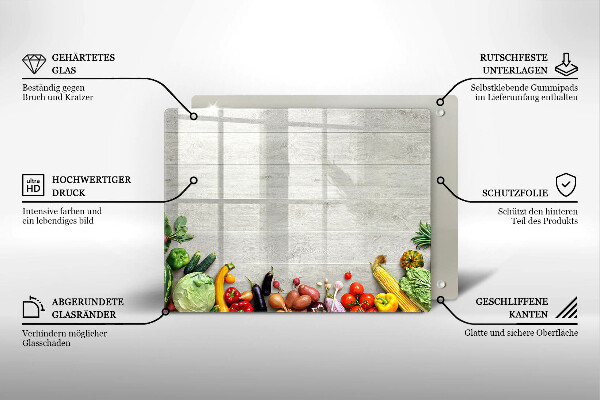 Tábua corte Vegetais em tábuas