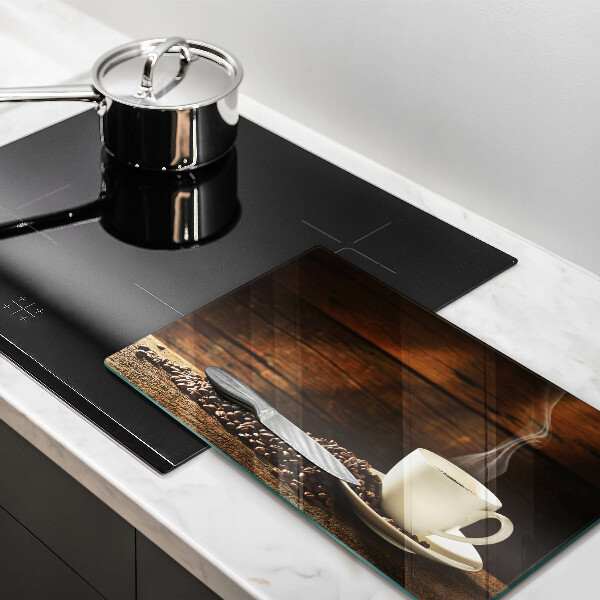 Tábua de cortar Xícara de café de madeira