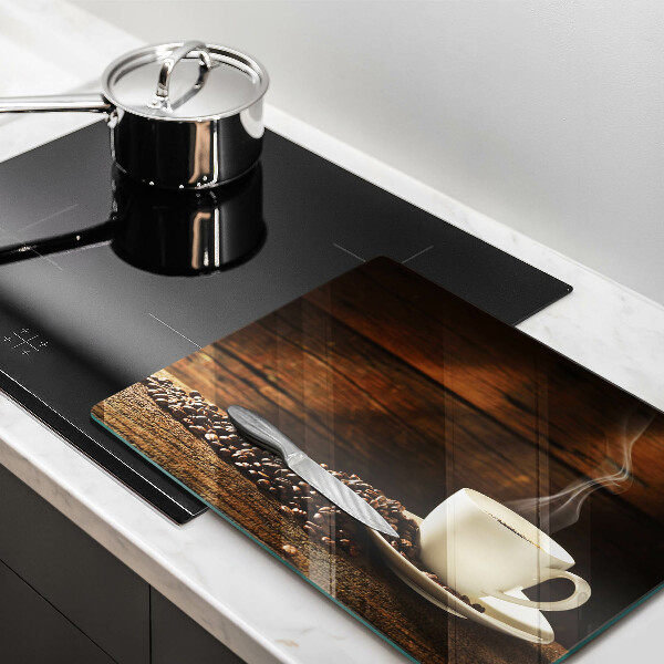 Tábua de cortar Xícara de café de madeira