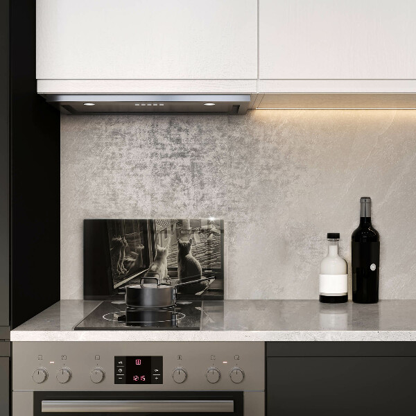 Tábua de corte Cidade dos gatos e janela