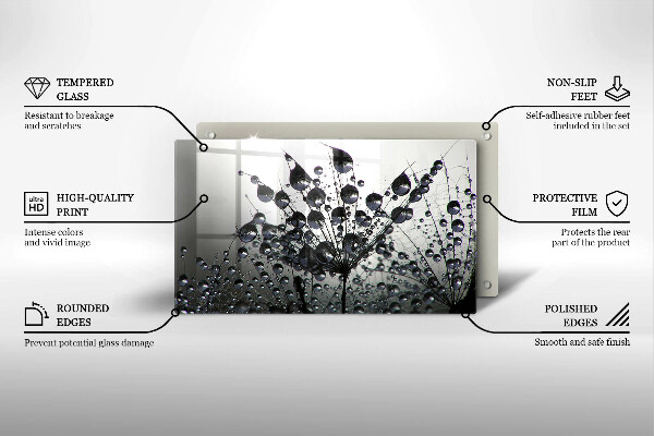 Tábua de corte Dente-de-leão e orvalho