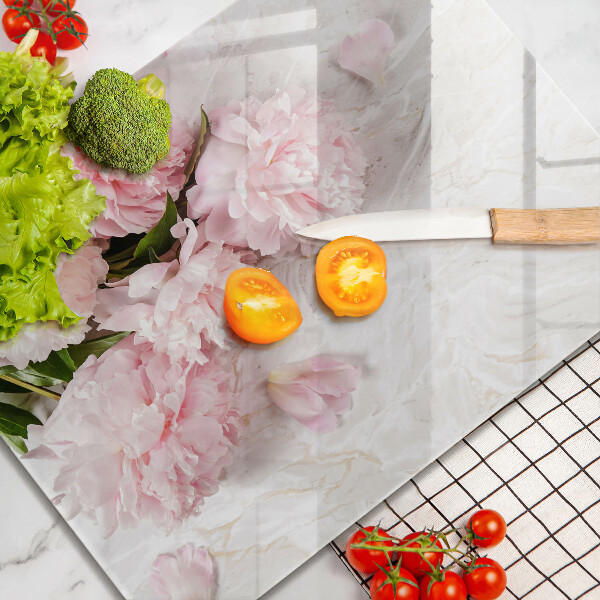 Tábua de cortar Flores delicadas de rosas