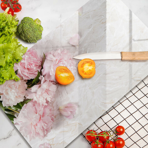 Tábua de cortar Flores delicadas de rosas