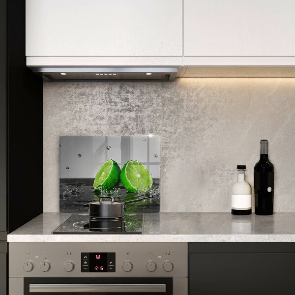 Tábua de cortar alimentos Limões suculentos e água