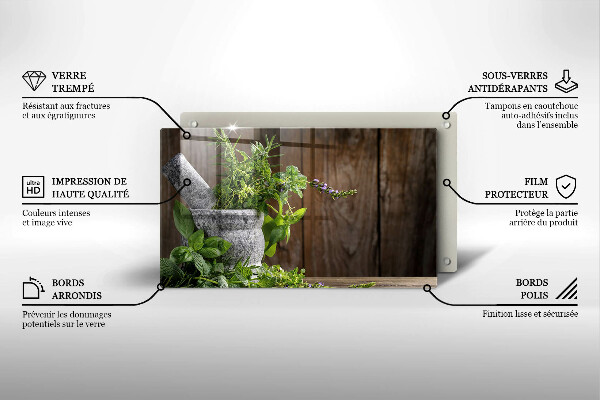 Tábua corte Plantas ervas e madeira