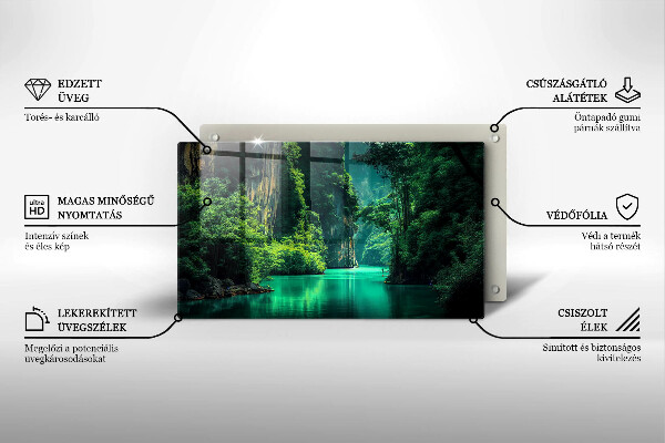 Tábua corte Paisagem da lagoa