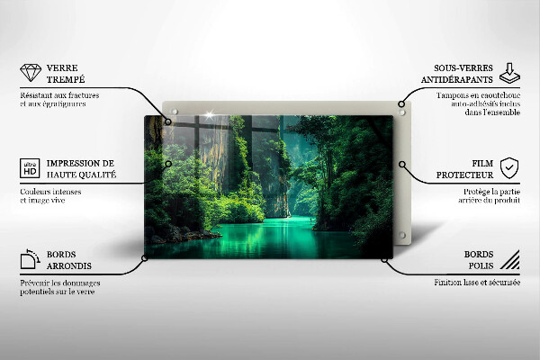 Tábua corte Paisagem da lagoa