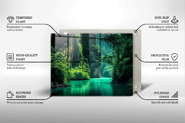 Tábua corte Paisagem da lagoa