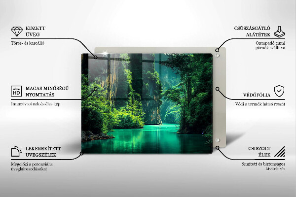 Tábua corte Paisagem da lagoa